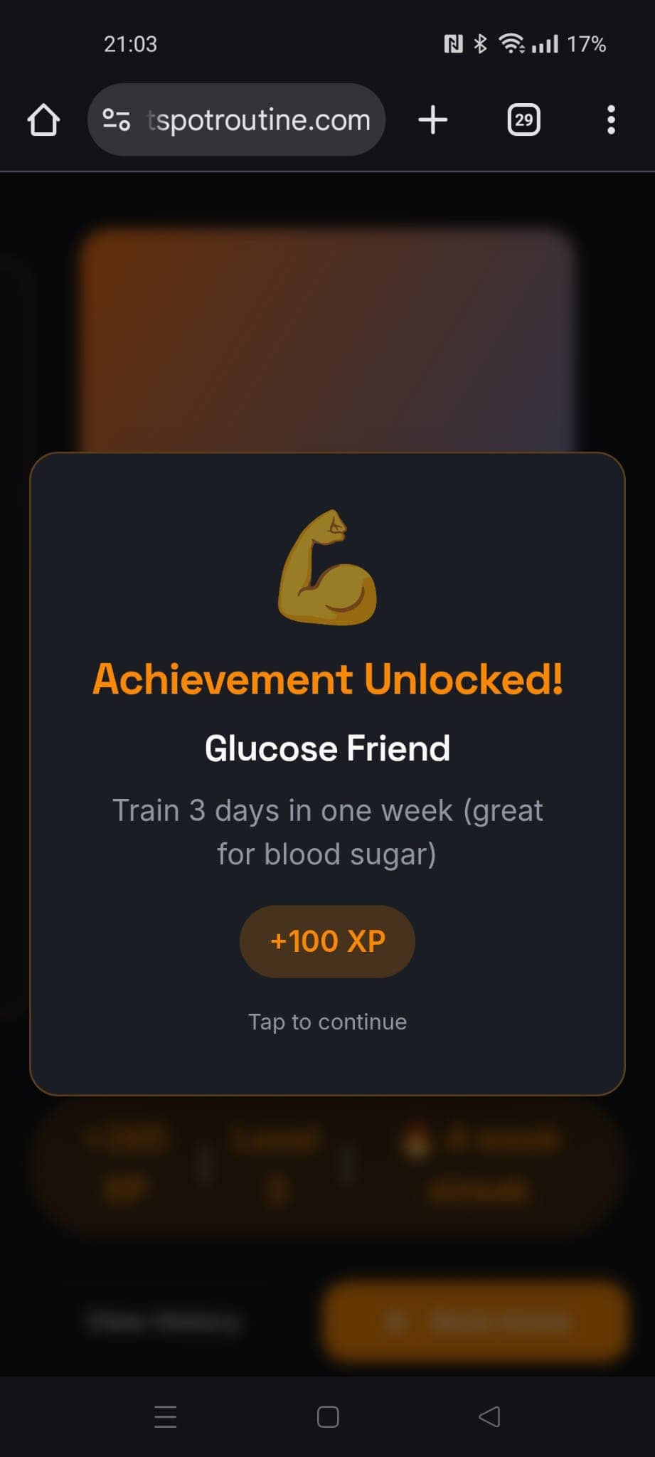 Achievement milestones